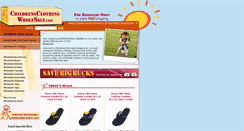 Desktop Screenshot of childrensclothingwholesale.com